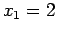 $ x_1=2$