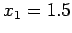 $x_1=1.5$